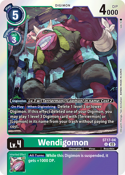 Wendigomon, ST17-04