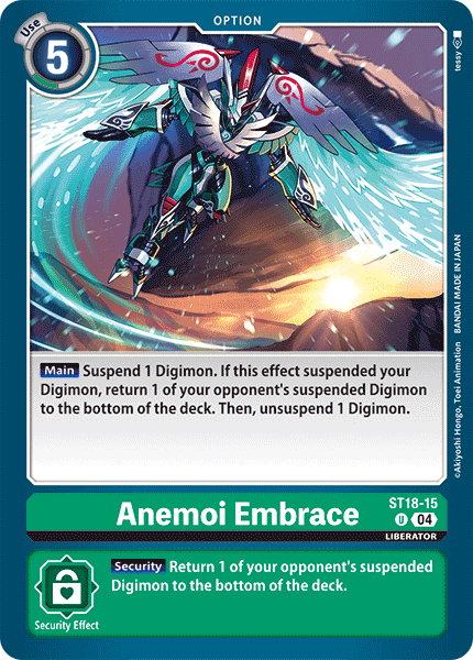 Anemoi Embrace, ST18-15