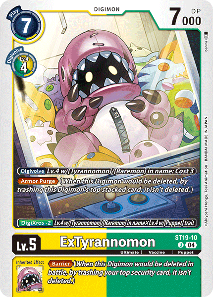 ExTyrannomon, ST19-10
