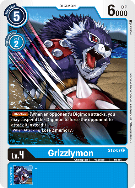 Grizzlymon, ST2-07