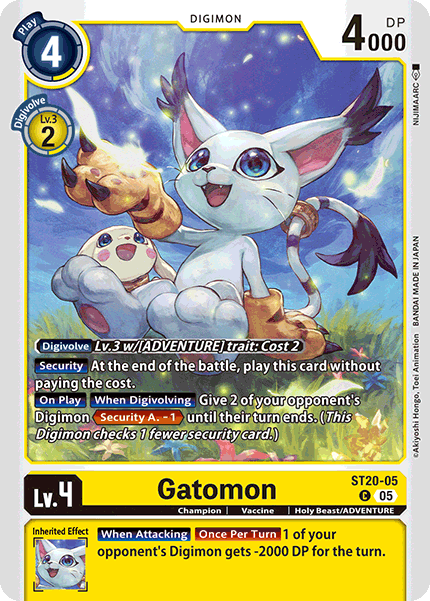 Gatomon, ST20-05