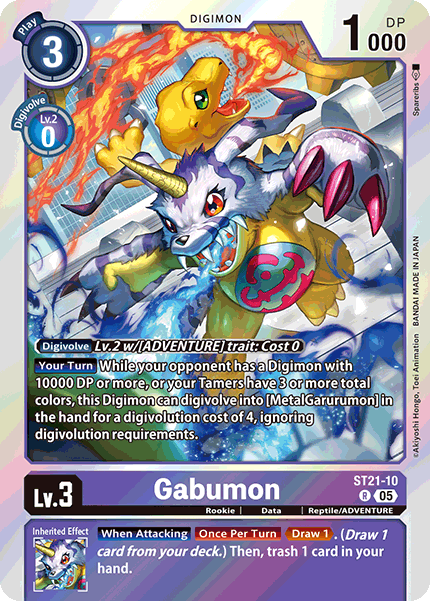 Gabumon, ST21-10