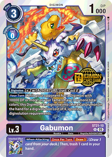 Gabumon, ST21-10-p2