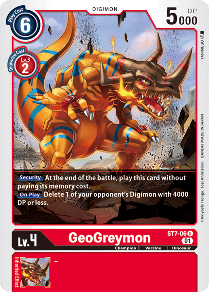 GeoGreymon, ST7-06