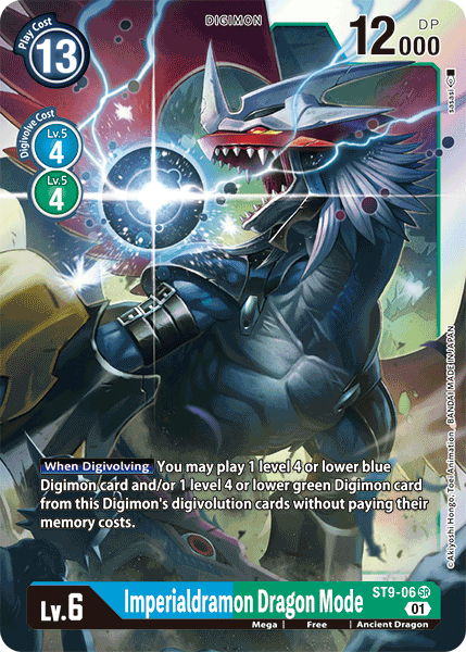 Imperialdramon Dragon Mode, ST9-06