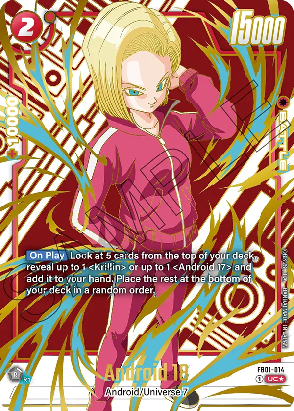 Android 18, FB01-014-p1