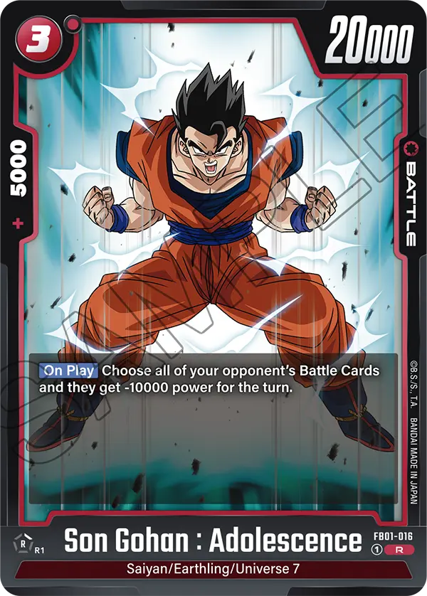Son Gohan : Adolescence, FB01-016