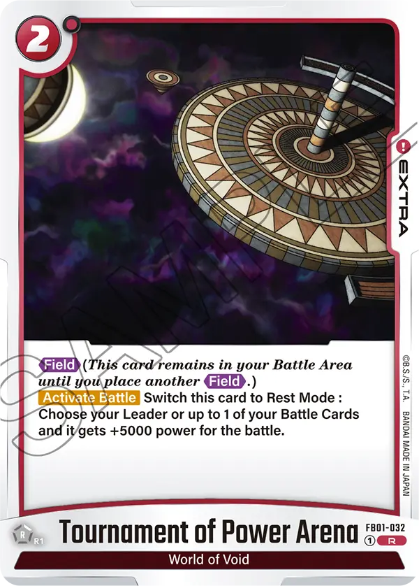 Tournament of Power Arena, FB01-032
