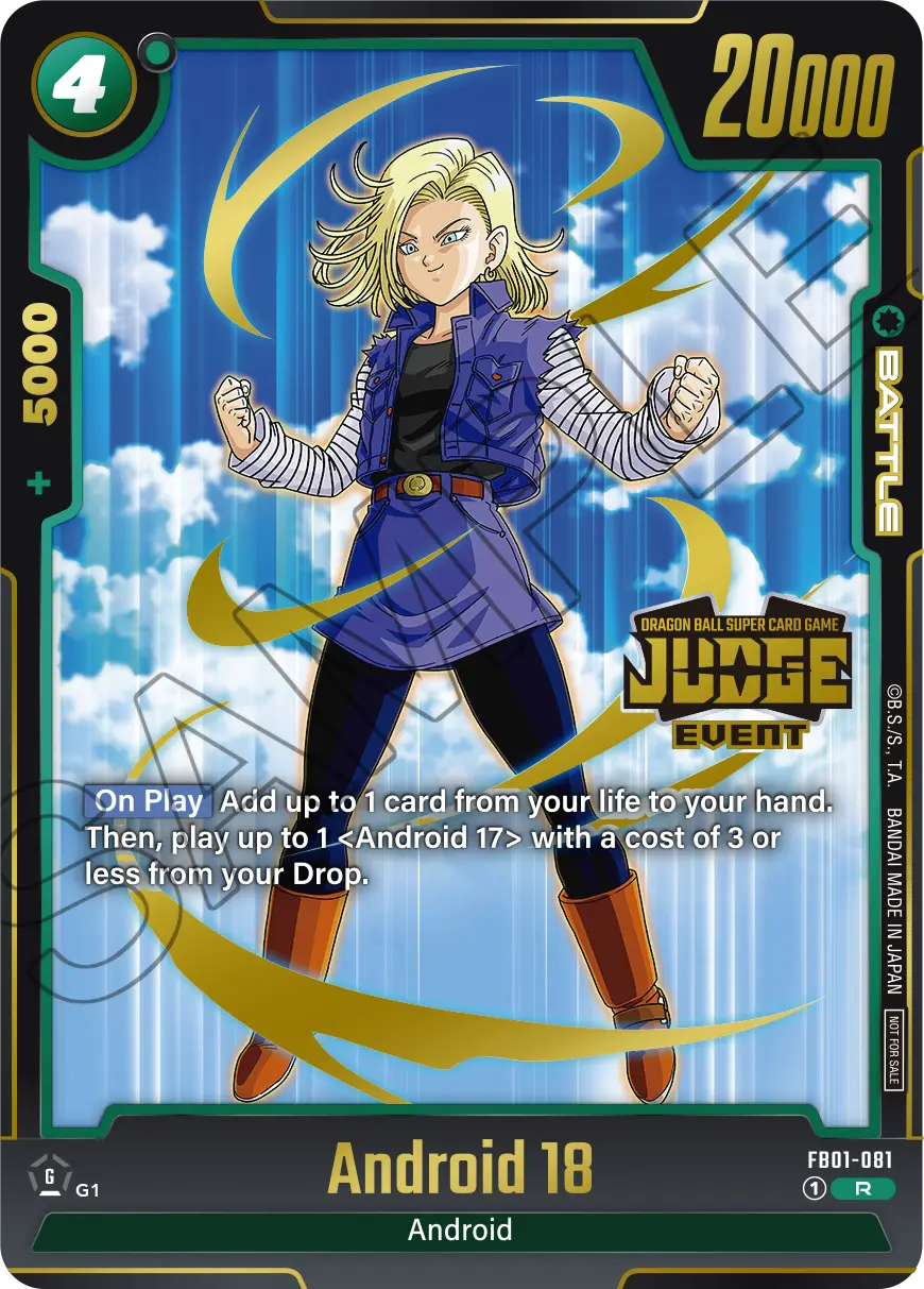 Android 18, FB01-081-p1