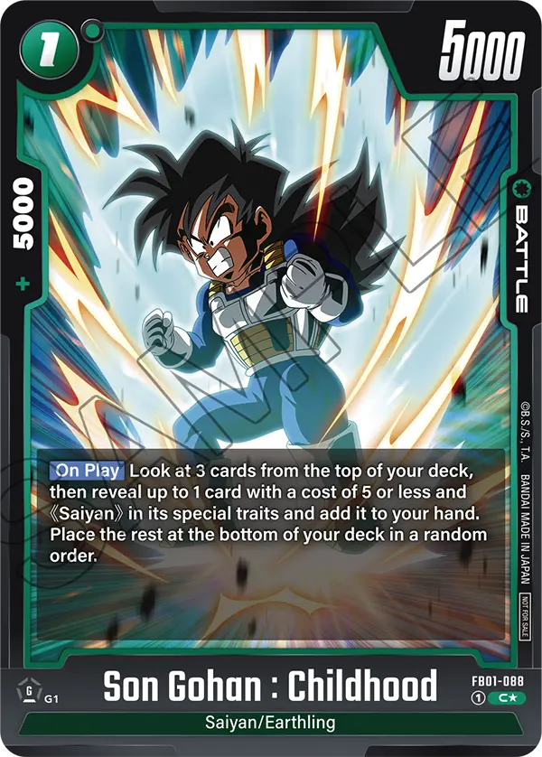 Son Gohan : Childhood, FB01-088-p1