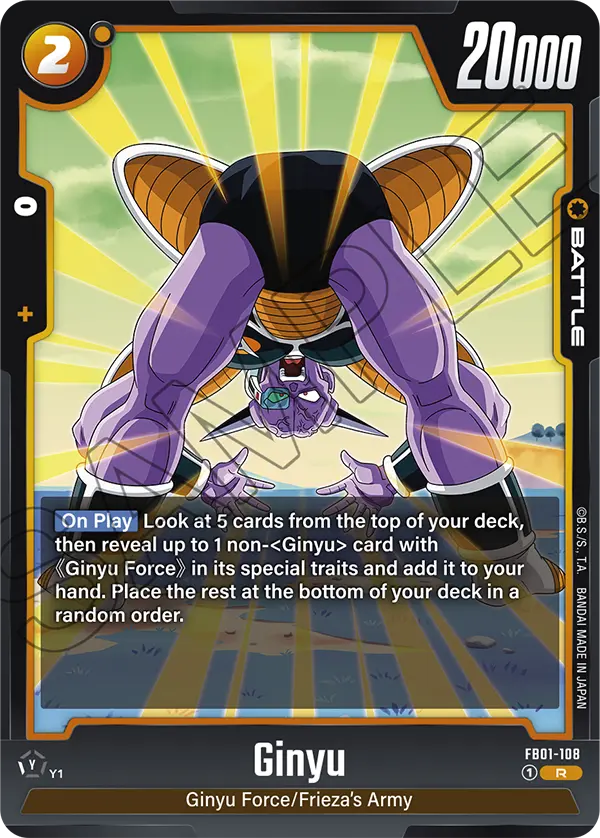 Ginyu, FB01-108