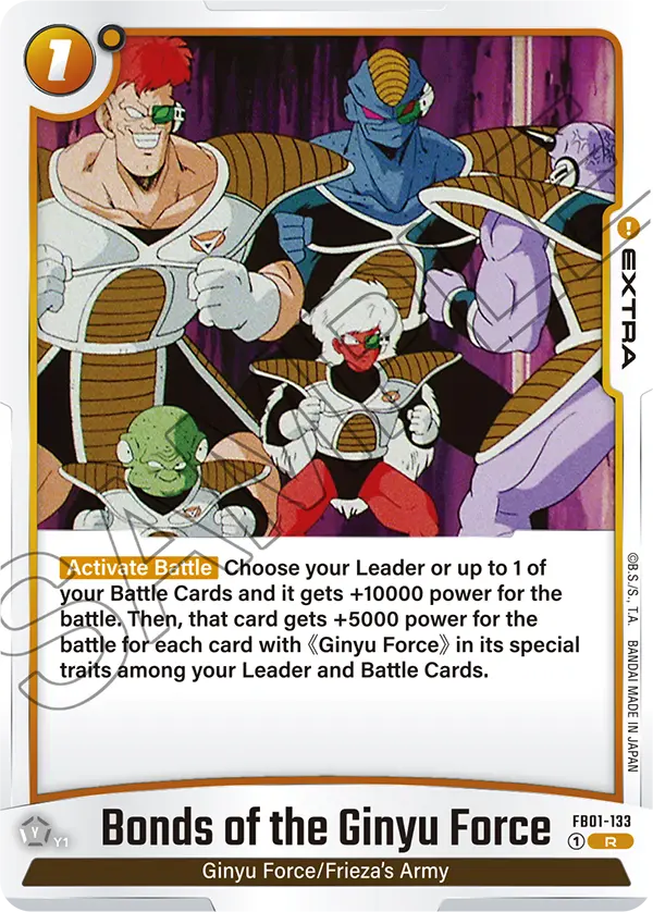 Bonds of the Ginyu Force, FB01-133