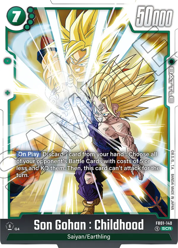 Son Gohan : Childhood, FB01-140