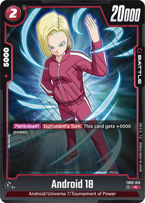 Android 18, FB02-016