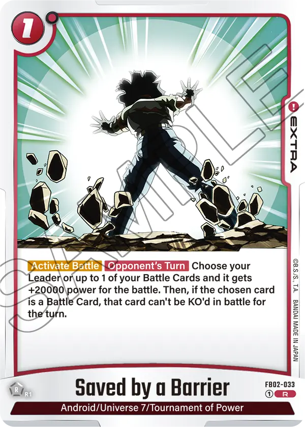 Saved by a Barrier, FB02-033