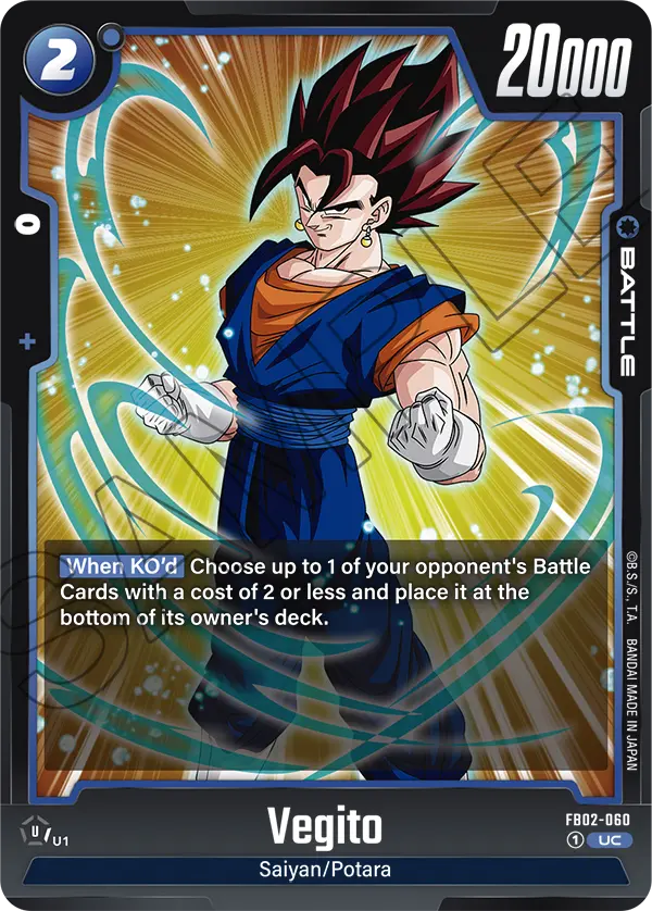 Vegito, FB02-060