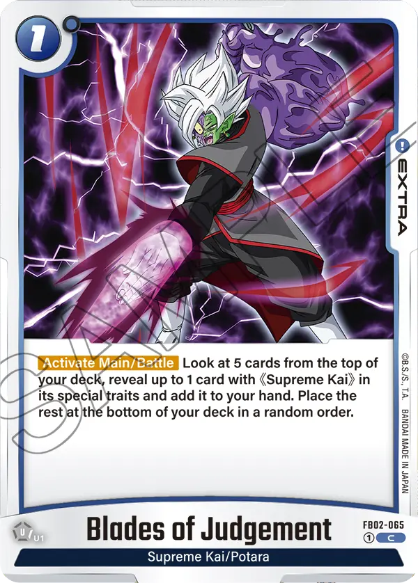 Blades of Judgement, FB02-065