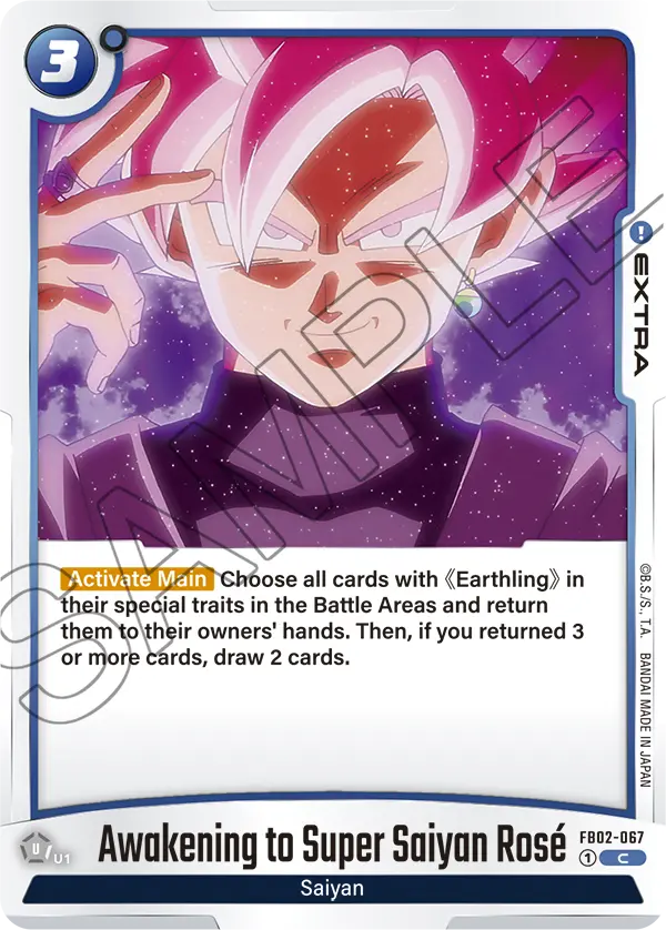 Awakening to Super Saiyan Rosé, FB02-067
