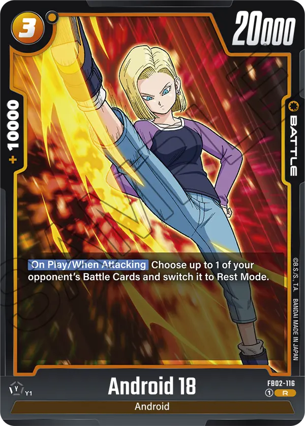 Android 18, FB02-116