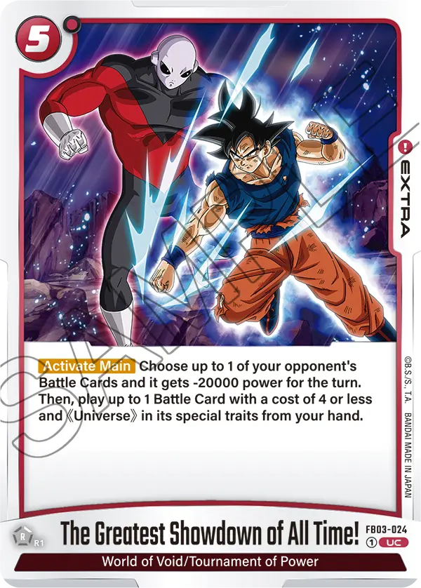 The Greatest Showdown of All Time!, FB03-024