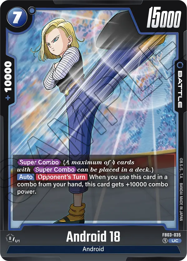 Android 18, FB03-035