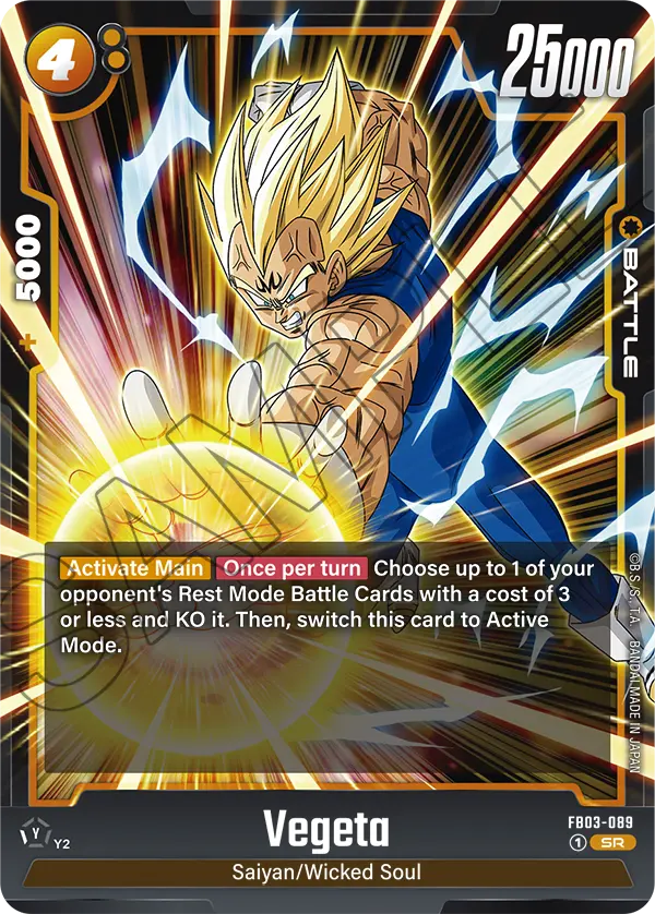 Vegeta, FB03-089