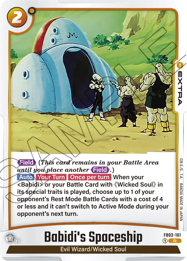 Babidi's Spaceship, FB03-101