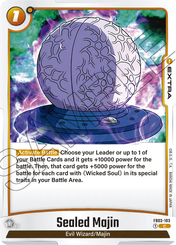 Sealed Majin, FB03-103