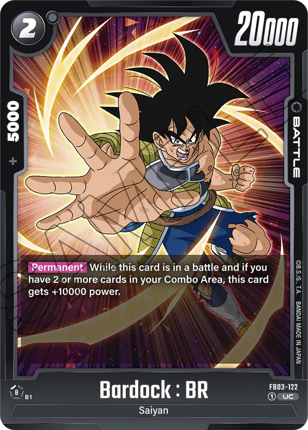 Bardock : BR, FB03-122