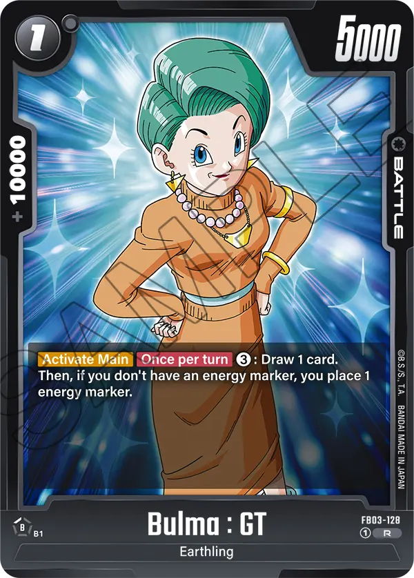 Bulma : GT, FB03-128