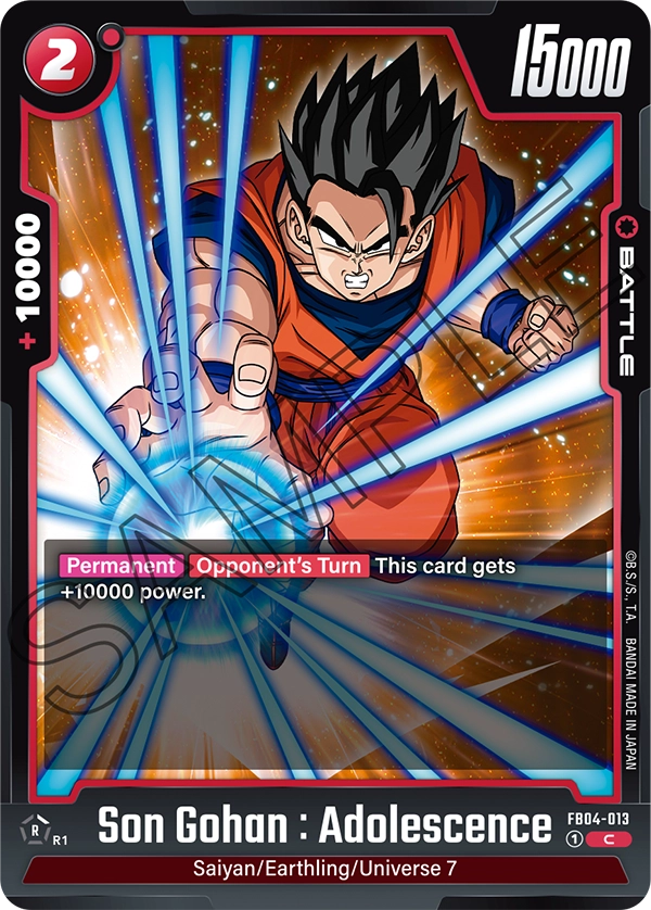 Son Gohan : Adolescence, FB04-013