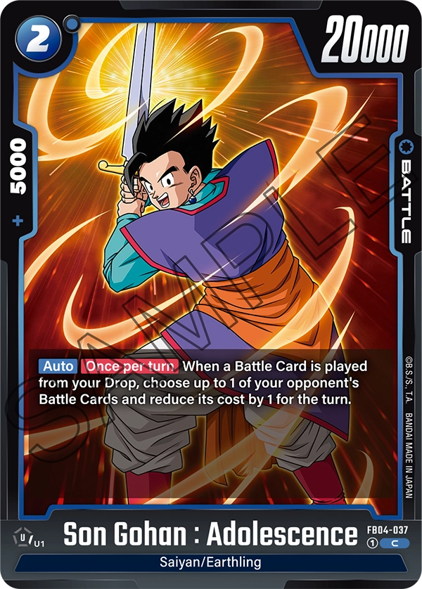 Son Gohan : Adolescence, FB04-037