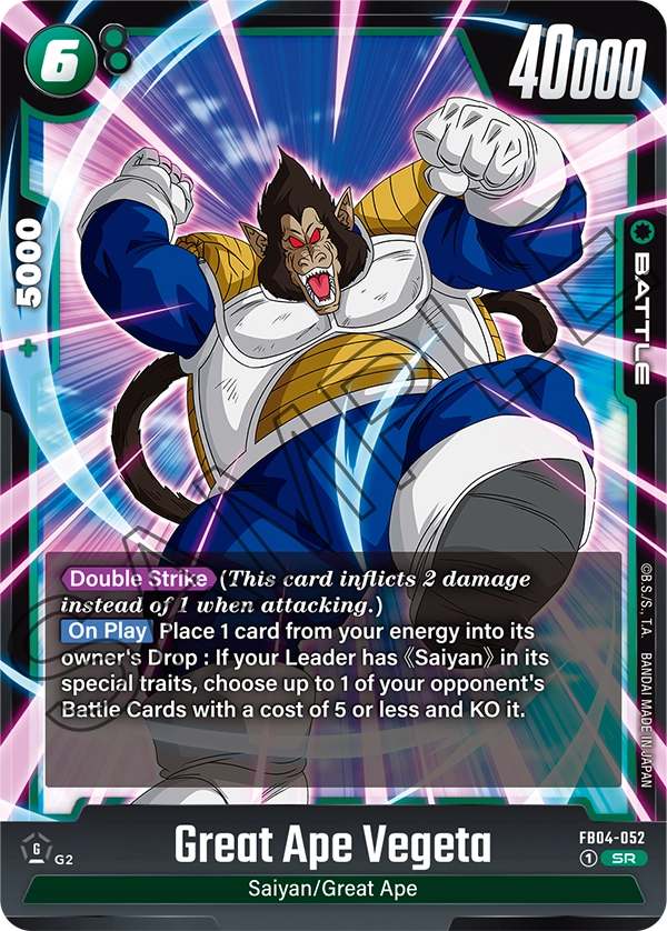 Great Ape Vegeta, FB04-052