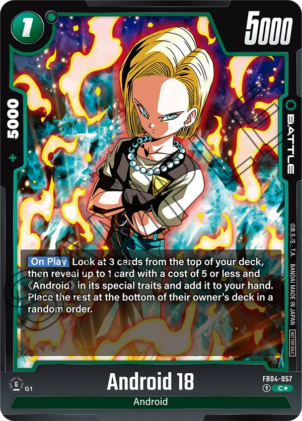 Android 18, FB04-057-p1