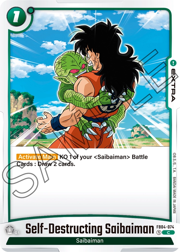 Self-Destructing Saibamen, FB04-074