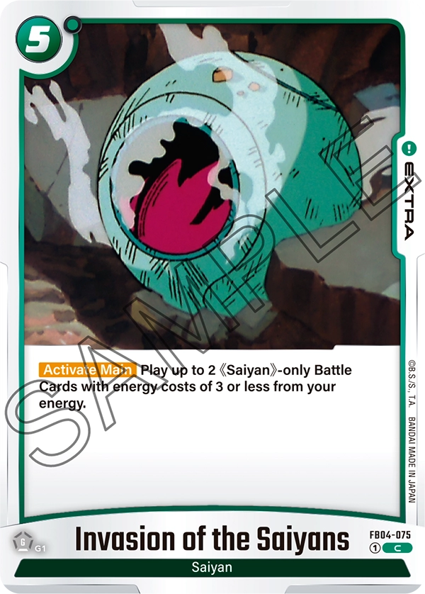 Invasion of the Saiyans, FB04-075