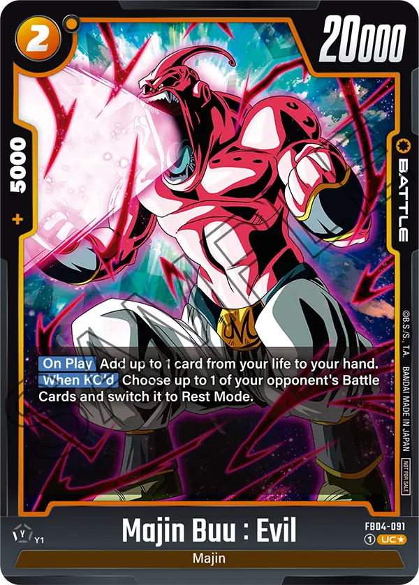 Majin Buu : Evil, FB04-091-p1