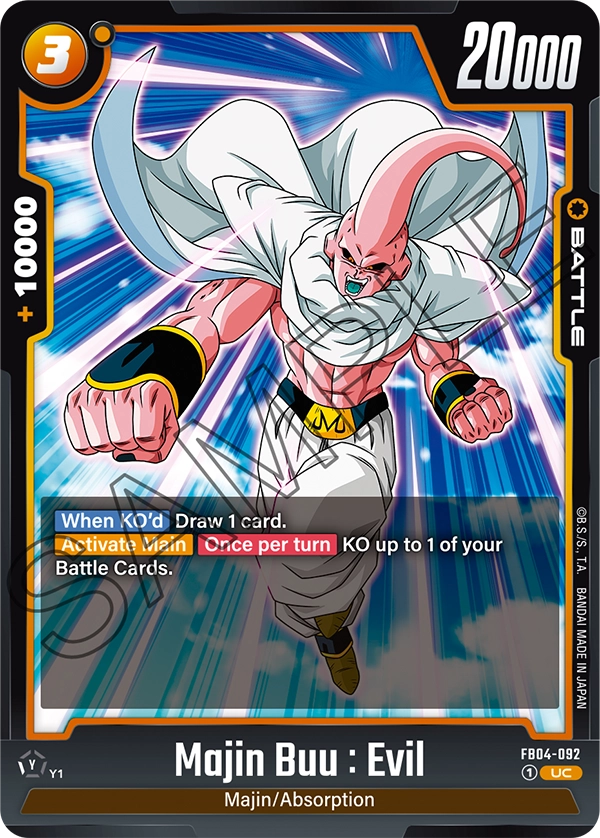 Majin Buu : Evil, FB04-092