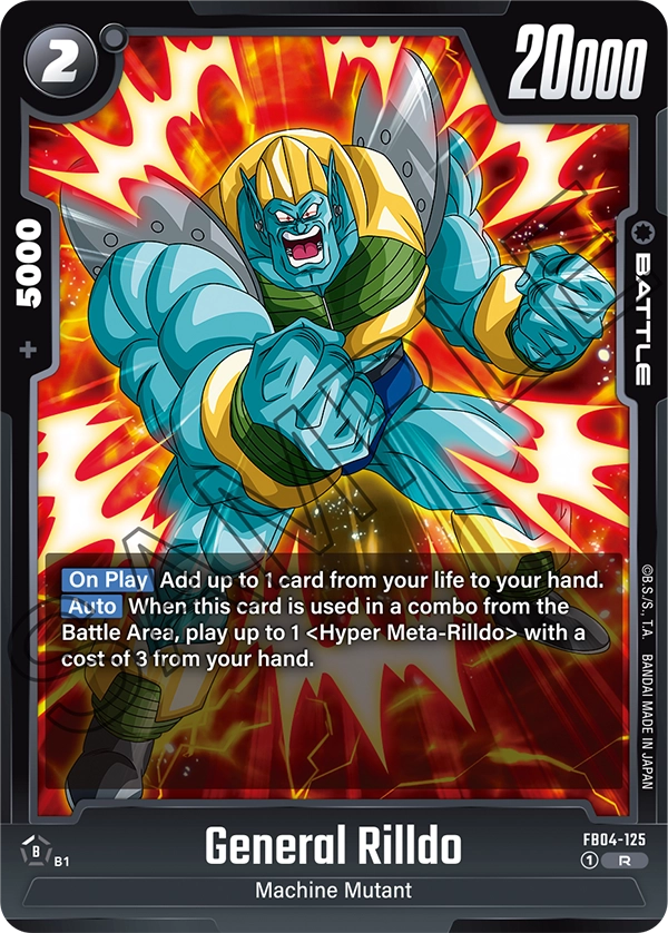 General Rilldo, FB04-125