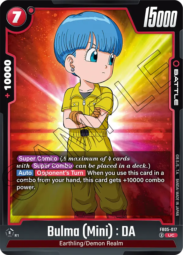 Bulma (Mini) : DA, FB05-017