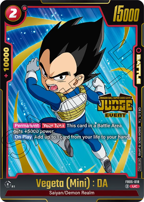 Vegeta (Mini) : DA, FB05-018-p1