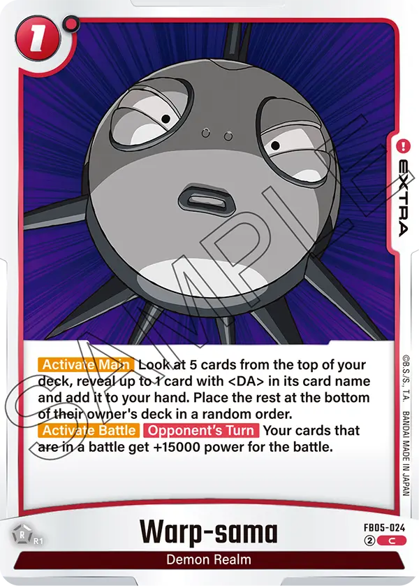Warp-sama, FB05-024