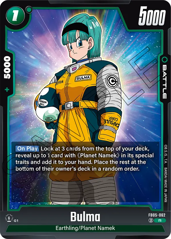 Bulma, FB05-062