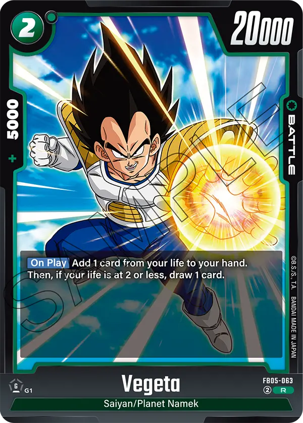 Vegeta, FB05-063