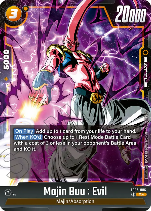 Majin Buu : Evil, FB05-086-p1