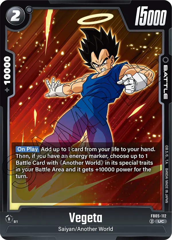 Vegeta, FB05-112