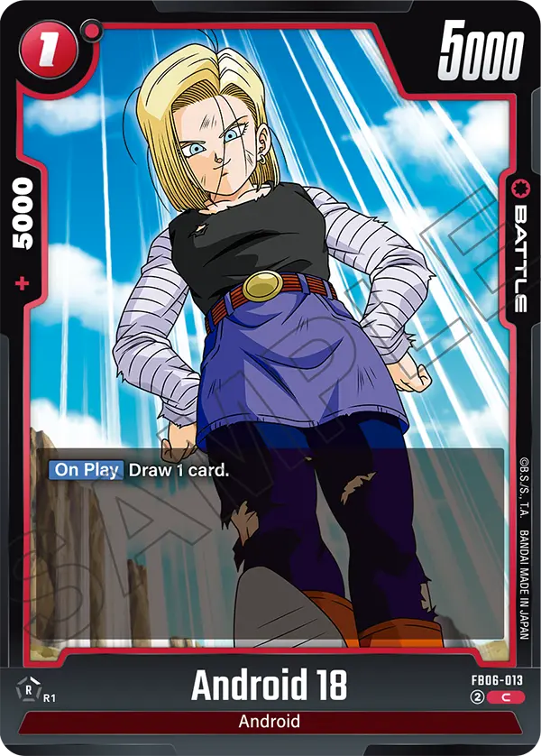 Android 18, FB06-013
