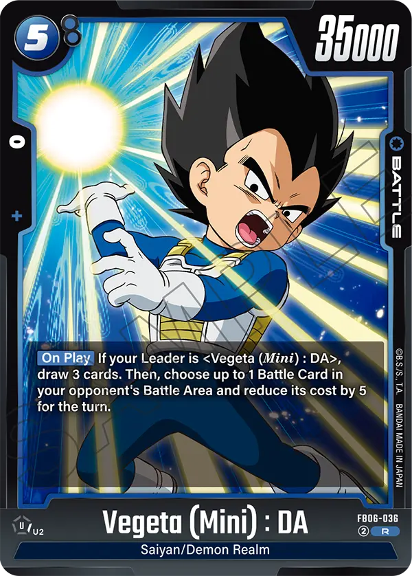 Vegeta (Mini) : DA, FB06-036