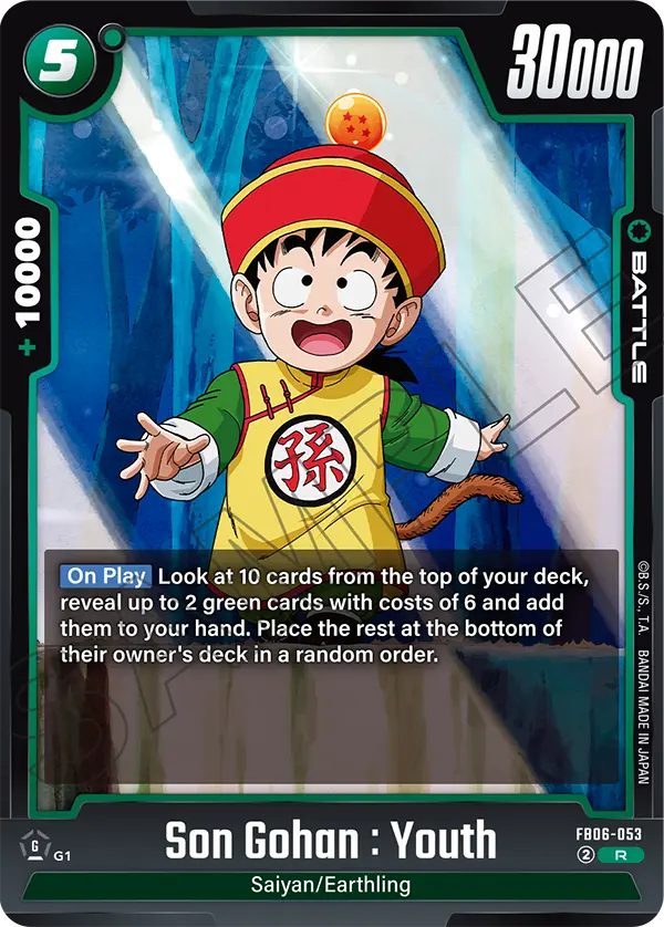 Son Gohan : Youth, FB06-053