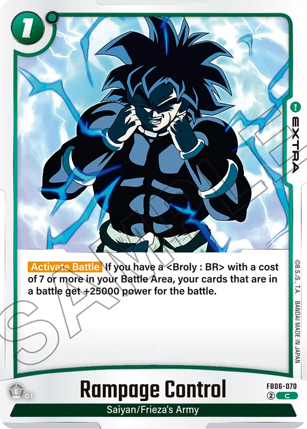 Rampage Control, FB06-070
